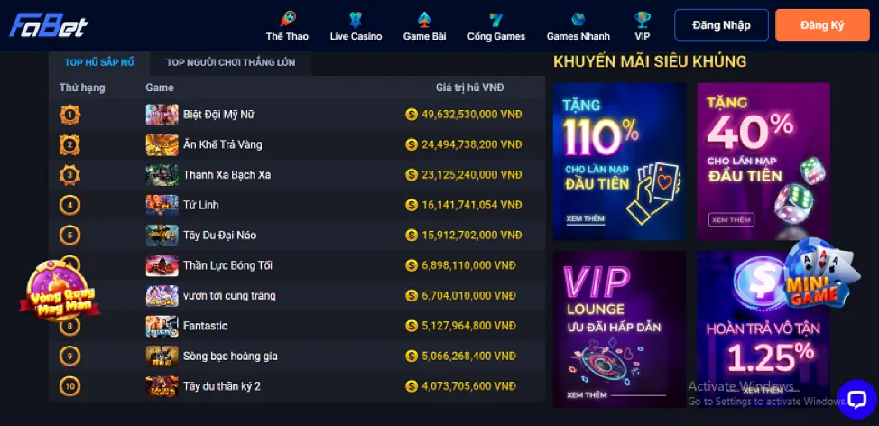 Ưu đãi đăng ký mới 898bet Nổ Hũ